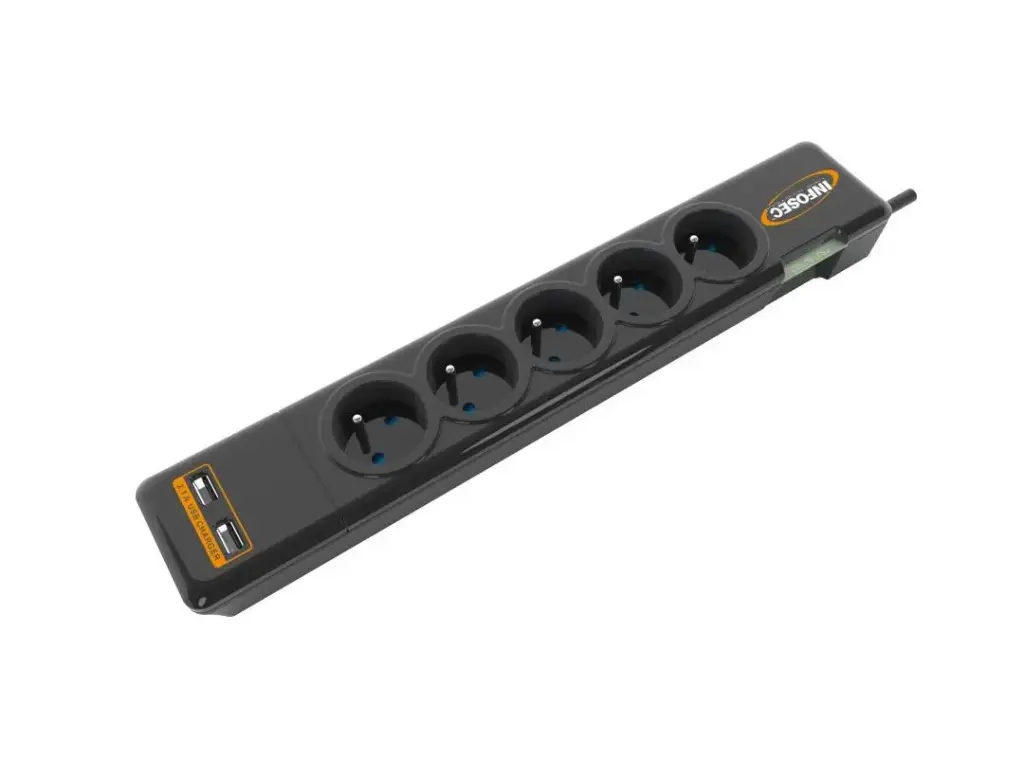 [61298N1] Multiprise parasurtenseur  S5 USB NEO (Parafoudre) 